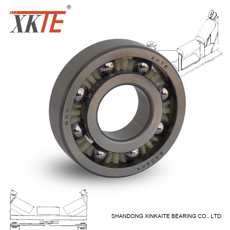 Tipo abierto Polyamide Cage Bearing 6307 TN / KA C3